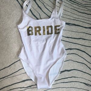 Bride One Piece Swimsuit
